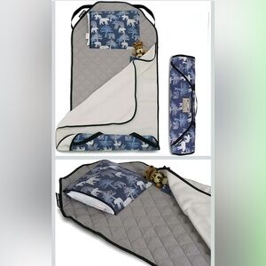 Tot Cot Quilted Nap Pad with Bears Design for Toddlers or Preschoolers